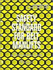   Belt Manlifts, (0791828484), ASME Staff, Textbooks   