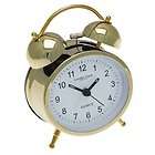 london clock co traditional gold twin bell alarm clock location united 