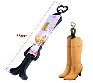 3Pcs Boot Stand Holder Shaper Support Boots Organization Black  