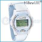 VibraLITE 3 Vibrating Alarm Watch VL300V White/Blue #05