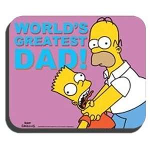    The Simpsons Homer Worlds Greatest Dad Mouse Pad