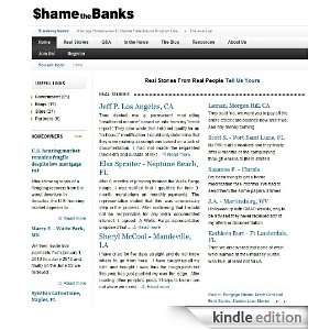  ShameTheBanks.org Kindle Store Richard Zombeck