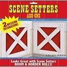 Wild West Barn Shutters Scene Setter Party Cowboy/Cowgirl Partyware