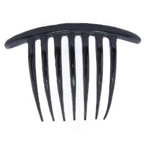   Seven ( 7) Tooth French Twist Comb For Your Bun In Black Beauty