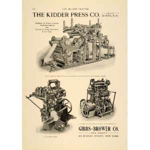   Ticket Printing Press Dover NH   Original Print Ad