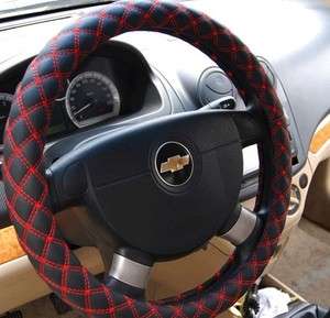 Red + Black Wine Series South Korea Car Steering Wheel horn Holder 