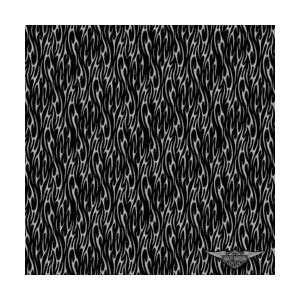   Black and Silver Flame 12 x 12 Scrapbook Paper   Set of 2 Sheets