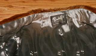 Vintage Light Brown Mink Fur Coat Full Lenght Benioffs Mint  