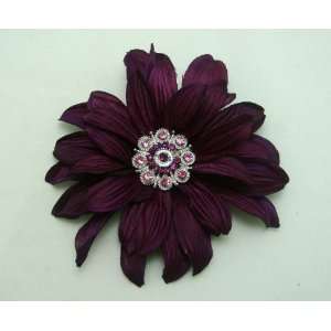  NEW Formal Purple Flower Hair Clip, Limited. Beauty