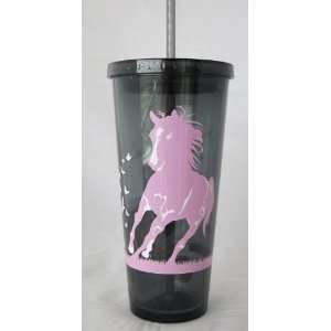   Horse Double Wall Reusable Cold Drink Travel Cup