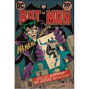  Batman/Joker Issue Peel & Stick Comic Book Cover 