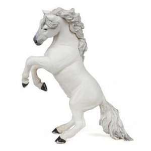  White Reared Up Horse Toys & Games