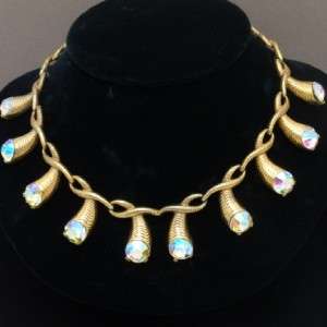 Schiaparelli Necklace Stunning Cornucopia Links Vintage  