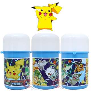 Pokemon Pikachu Water Bottle Tumbler w/Shoulder Strap  13oz Best 