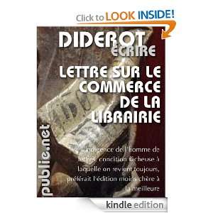 Lettre sur le commerce de la librairie (French Edition) Denis Diderot 