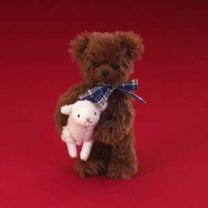    Boyds Plush Mini Mohair Bear with Lamb 4021526 NIB