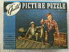   Jigsaw Puzzle OUT AFTER BIG ONES Fishing Whitman Picture 300Pieces