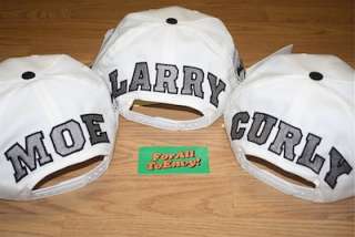 Vintage The Three Stooges snapback hat NWT Blockhead Moe Larry Curly 