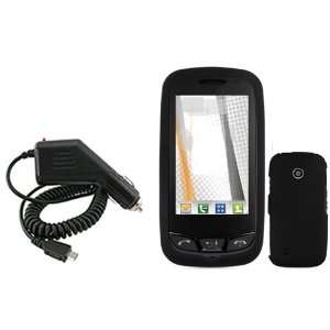  LG Cosmos Touch VN270 Combo Black Rubber Feel Protective 