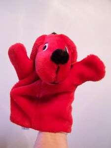 Plush Clifford the Big Red Dog Hand Puppet MerryMakers  