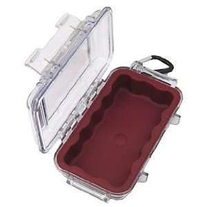   Hardware, Easy open latch 1015 Micro Case, Clear Top Red Everything