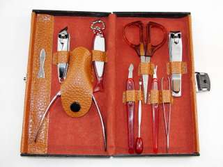10 in 1 Nail Care Clipper Pedicure Manicure Set Kit Stainless Steel 