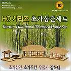 HO Scale Korean Traditiona​l Thatched House Model Set Ⅲ
