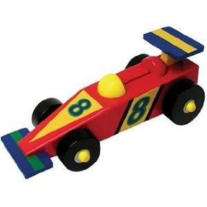  Sassafras Wooden Race Car Kids Bank Toys & Games