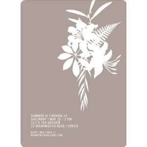  Simply Lilies Modern Party Invitation Health & Personal 