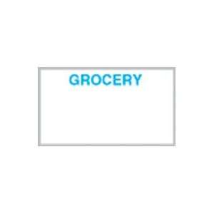    Blue Grocery Labels Dennison Mighty 1 Line Labeler