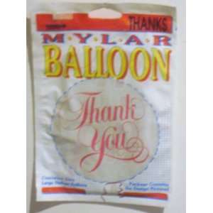  Thank You 18 Mylar Helium Balloon 