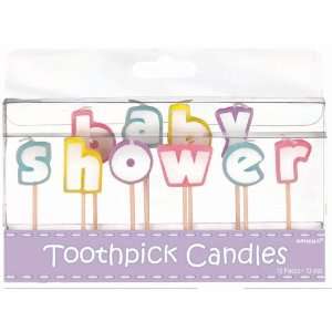  Baby Shower Glitter Candles Toys & Games