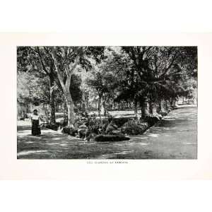  1900 Print Alameda Orizaba Mexico Landscape Historic 