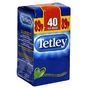 Tetley Teabags 40 Count Unit Grocery & Gourmet Food