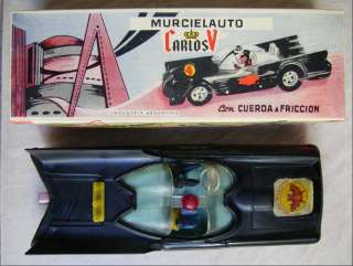 rare 1966 Batmobile Lincoln Futura processed plastic tin friction 