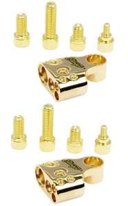   SPT85302 Pro GM Gold Plated Battery Terminals 609098791830  