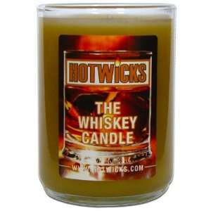 WHISKEY SCENTED CANDLE by HOTWICKS (Glass)