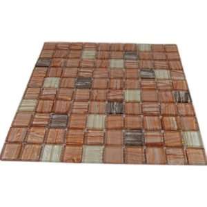  Terrene Pluto Blend 1X1 1/4 Sheet Glass Tiles Squares 
