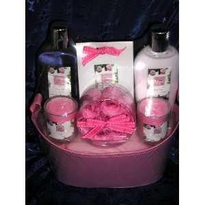   ROSE AROMATHERAPY BATH SPA and SHOWER DELUXE GIFT SET 