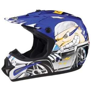 GMAX Youth GM46Y 1 Hot Rod Special Edition Full Face Helmet Large 
