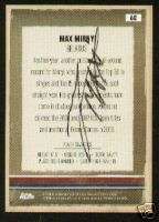 Max Mirnyi autographed signed ACE Tennis Trading Card  