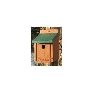  WREN HOUSE, Color GREEN; Size 8 INCH (Catalog Category Wild Bird 