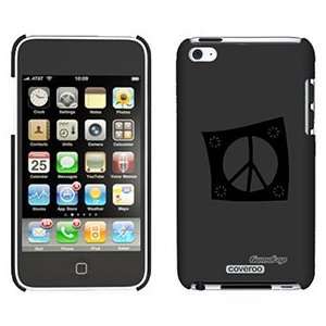  Peace Stamp on iPod Touch 4 Gumdrop Air Shell Case 