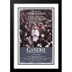 Gandhi 32x45 Framed and Double Matted Movie Poster   Style A   1982 