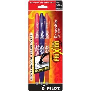  Frixion Pen Asst 3 Pack   Pink, Purple and Orange Arts 
