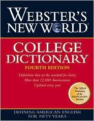 Websters New World College Dictionary, Fourth Edition, 50th 