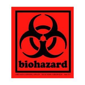  Biohazard Labels, 1 3/4 X 2 bhm 351, 500 Labels Per Roll 