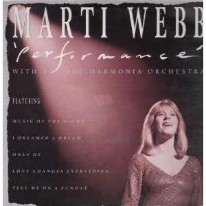  PERFORMANCE LP (VINYL) UK TELSTAR 1989 MARTI WEBB Music