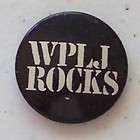 WPLJ ROCKS 95.5 VINTAGE BUTTON / BADGE 1 NYC RADIO STATION CLASSIC