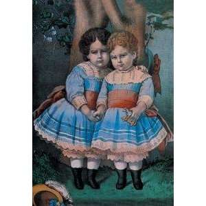  Vintage Art Little Sisters   04959 6